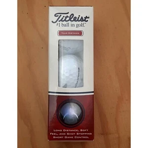 Titleist Tour Distance NO. 1 Golf Balls Soft Feel Short Stopping 3 Pack White US - Picture 1 of 6