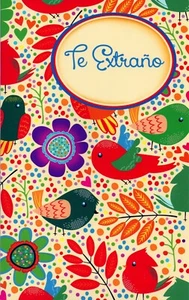 Spanish TE EXTRANO MISS YOU Card, Songbirds by Stockwell Greetings + Envelope - Picture 1 of 5