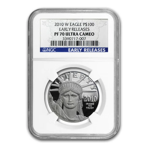 2010-W 1 oz Proof Platinum American Eagle PF-70 NGC (ER) - SKU #59609 Cover