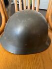 Swedish M26 Steel Army Combat Helmet With Liner & Chin Strap
