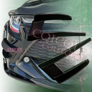 Divisor de parachoques delantero negro brillante para Toyota 19~22 Corolla hatchback SE XSE ◎ - Imagen 1 de 5