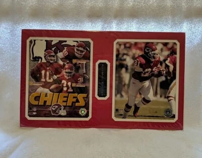 Collage de fotos del sacerdote Holmes Kansas City Chiefs NFL con placa de nombre 12x20 #H25 Foto 1 de 4