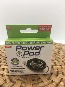 Power Pod Emergency Keychain Phone Charger As Seen On TV For IPhone New - Picture 1 of 4