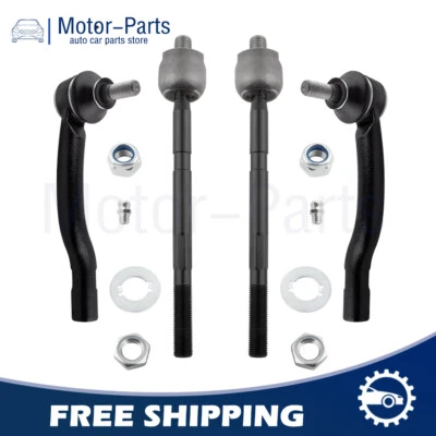 4 eslabones delanteros interiores y exteriores de la barra de amarre para Chevrolet Tracker 1999-2004 Foto 1 de 4