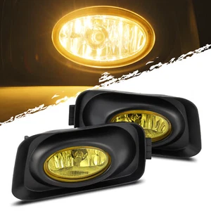 Pair Bumper Fog Lights Lamp For 2003-2006 Acura TSX Smoke Black Lens Replacement - Bild 1 von 8