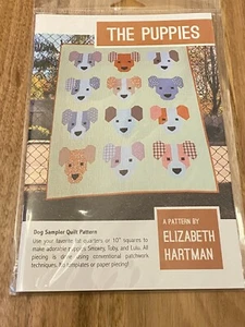 Elizabeth Hartman Quilting Pattern: The Puppies EH-057, Sealed, Free Postage - Picture 1 of 2