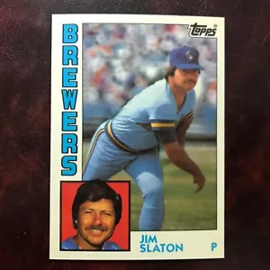 1984 Topps TIFFANY Set JIM SLATON #772 BREWERS ** COME NUOVO ** ALTA QUALITÀ ** - Foto 1 di 2