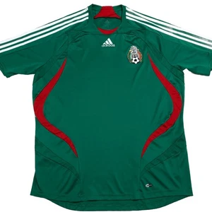 VTG Adidas Mexico 2007 2008 Home Soccer Jersey Shirt Adult L Adidas Football - Picture 1 of 13