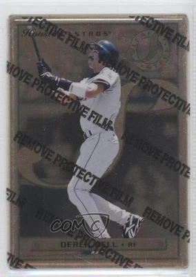 1996 Leaf Preferred Steel Gold Derek Bell #18 - Image 1 of 2