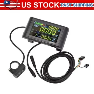 24V/36V/48V/60V E-Bike SW900 buntes LCD Display Panel SM & wasserdichter Stecker ACUK - Bild 1 von 16