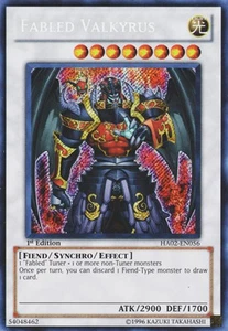 Fabled Valkyrus Secret Rare Hidden Arsenal 2 YuGiOh Card - Picture 1 of 1