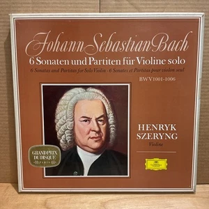 BACH 6 Sonatas & Partitas for Violin Solo SZERYNG DGG SLPM-139270 3LP Box GY7 NM - Picture 1 of 6