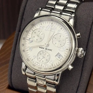 Rare Montblanc Meisterstik 7038 Quartz Chronograph - Picture 1 of 10