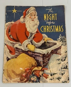 The Night Before Christmas 1940 Whitman Publishing Soft Book - Picture 1 of 19