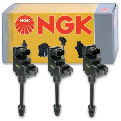 3 pcs NGK Ignition Coil for 1995-1999 Nissan Maxima 3.0L V6 - Spark Plug tp - Image 1 of 4
