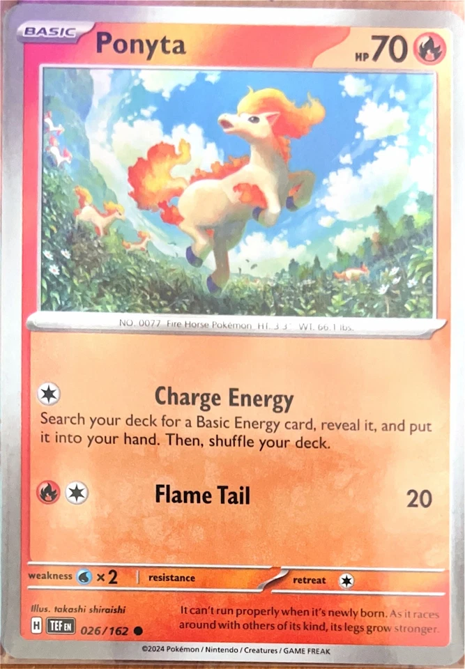 Ponyta Common SV05: Temporal Forces 026/162 NM - Image 1 of 1