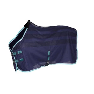 Bridleway Scrim Cooler Rug - Navy - Picture 1 of 3