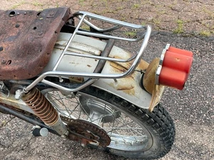 1970 Yamaha Enduro CT1 175 Tail Light 1969-70 Cracked Lens - Picture 1 of 5
