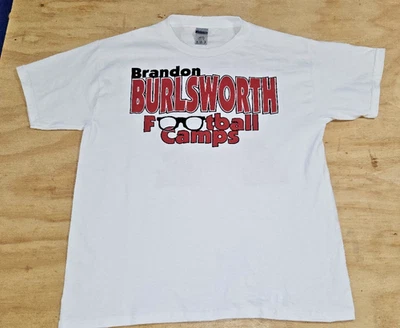 arkansas razorbacks Brandon Burlsworth youth T-shirt M Football Camp #77 GREATER - Image 1 of 4