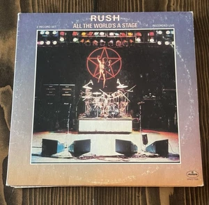 Rush - All The World's A Stage Vinyl Mercury Records SRM-2-7508 2 Record Set - Picture 1 of 5