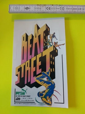 Beat Street Aufkleber Sticker Vintage 80er PUMA Rap Hip Hop Oldschool Wea Film - Image 1 of 2