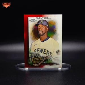 2022 Topps Chrome Allen Ginter Andrew McCuthchen /5 Red Refractor #105 - Bild 1 von 2