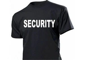 Security T-Shirt Top Size 3-5XL Security Service - Picture 1 of 10