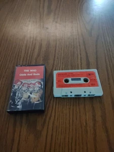 The Who Odds Sods 1974  Cassette Track Paper Labels Play Tested Original Issue - Picture 1 of 7