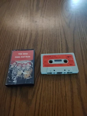 The Who Odds Sods 1974  Cassette Track Paper Labels Play Tested Original Issue - Image 1 of 4