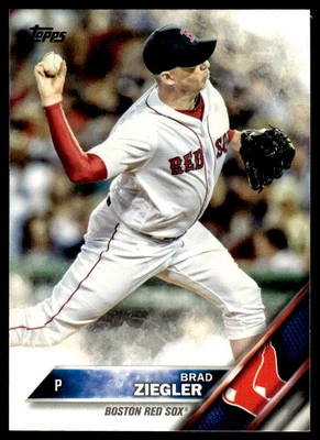 2016 Topps Update #US127 Brad Ziegler Boston Red Sox Baseball - Image 1 of 2