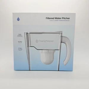 n. chiaramente filtrato 1 Brocca Acqua Filtrata per Fluoro Rimuove i Contaminanti. - Foto 1 di 5