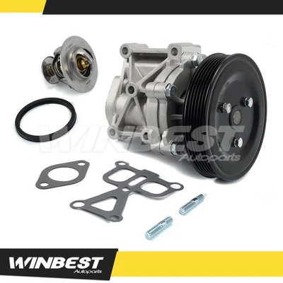 Water Pump & Thermostat for 11-17 Mitsubishi Lancer Outlander RVR 2.0L 2.4L - Image 1 of 4