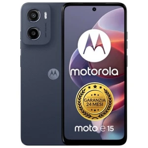 MOTOROLA MOTO E15 4G (6.67") 2GB RAM 64GB Denim Blue SMARTPHONE GARANZIA ITALIA - Foto 1 di 3