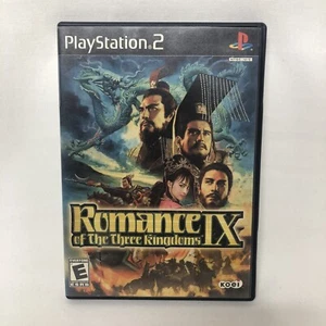 Romance of the Three Kingdoms IX (Sony PlayStation 2,PS2, 2004) NTSC No Manual - Picture 1 of 12
