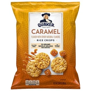 Quaker Rice Crisps Caramel 7.04 Oz 6 Count (Gluten Free) - Picture 1 of 2