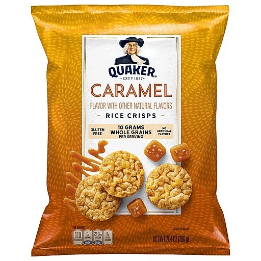 Quaker Rice Crisps Caramel 7.04 Oz. 4 Count (Gluten Free) - Image 1 of 2