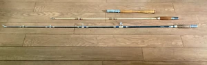 TWO Vintage True Temper Wood Handle Rods Model 8740 & 9007-One Handle for Both - Picture 1 of 8