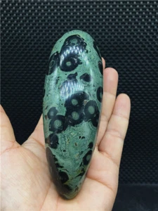 321g Good dark green monkey bread crocodile green wand point treatment  S836 - Picture 1 of 9