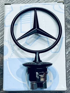 🆕 Mercedes Black Hood Star Emblem Class W 220 S Class 1994-2007 FREE SHIPPING - Picture 1 of 13