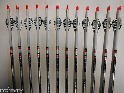 12 Easton Full Metal Jacket FMJ 5mm 340 Arrows! Custom Dip/Crested/Blazer Vanes - Image 1 of 4