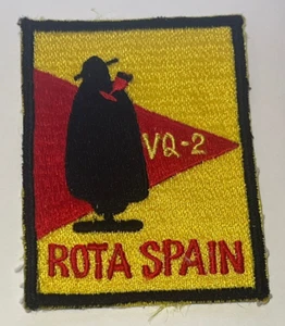 Chaqueta Pilotos Marina de los Estados Unidos Años 50-60 Parche Original Rota España VQ-2 Escuadrón de Reconocimiento - Imagen 1 de 2