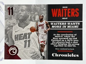 DION WAITERS 2017-18 Panini Chronicles Basketball #23 RED Parallel /299 - Picture 1 of 2