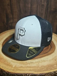 Pittsburgh Pirates New Era 59Fifty LP Fitted Hat Cap Size 7 1/2 Yellow UV MLB - Picture 1 of 10