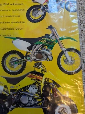 Kit de gráficos NOS FMF Kawasaki Fast MC 2005 KX250 KX125 012419 Foto 1 de 4