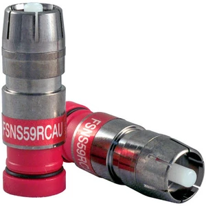 25-Pack Belden FSNS59RCAU-25 ProSNS RCA Compression Connector Male RG-59 - Picture 1 of 2