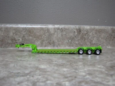 DCP 1/64 Lime Green Fontaine Tri-Axle Detachable Lowboy Trailer Toy - Image 1 of 2
