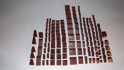 Bulk lot of 100 BROWN LEGO Pieces Bricks Blocks Slopes Star Wars - Image 1 of 4