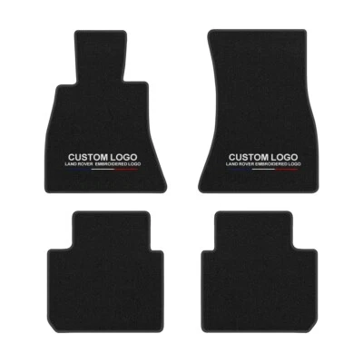 For Land Rover LR2 L359 2007-2015 black Carpet Velour Car Floor Mats Liners — 第 1/4 张图片
