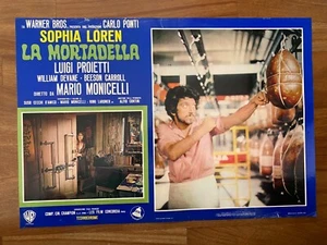 B28,FOTOBUSTA POSTER,LA MORTADELLA LOREN GIGI PROIETTI MONICELLI ALCISA BOLOGNA - Foto 1 di 1