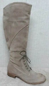 SEYCHELLES - Women's KNEE HIGH - Suede Leather FASHION Boots - BEIGE - Size 7 - Picture 1 of 12